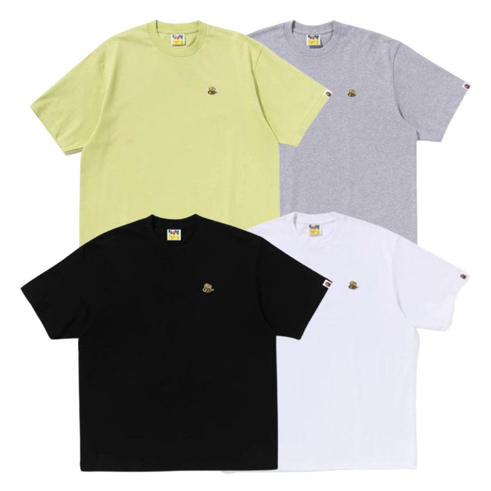 베이프 원 포인트 베이프 비 릴렉스 핏 반팔 티셔츠 4컬러 1L30110301