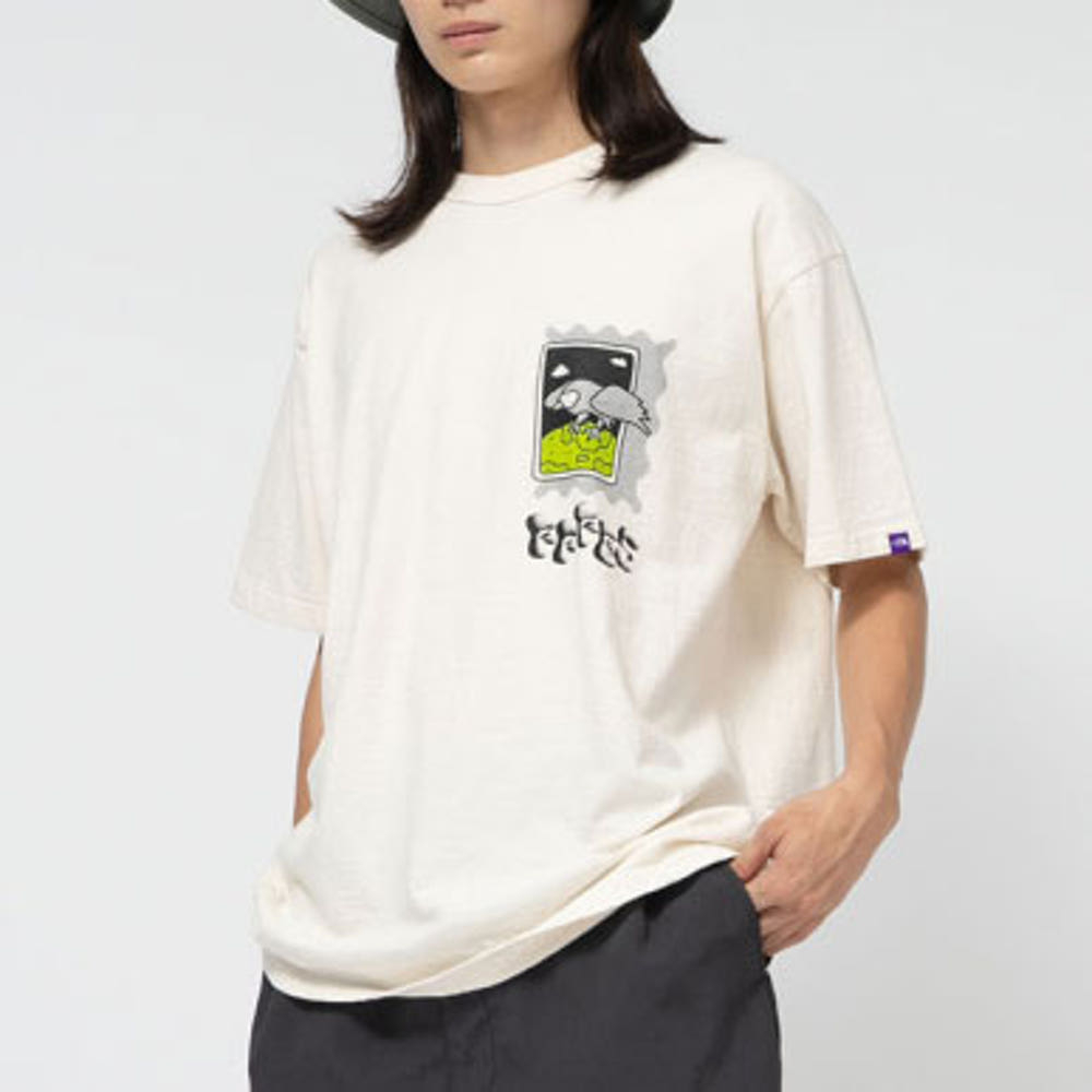 노스페이스 퍼플라벨 FFFRS 그래픽 티셔츠 네추럴 N25SI067