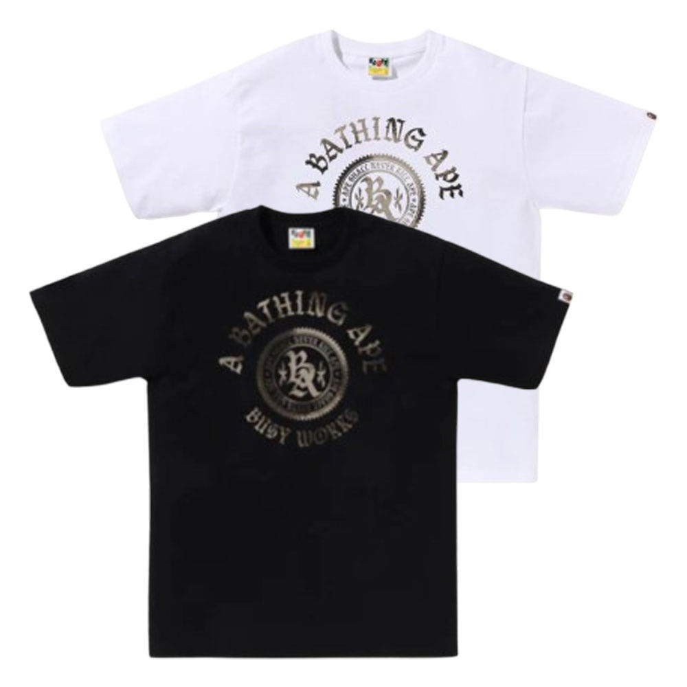 베이프 하이 톤 블리치 BA 엠블럼 반팔티 2컬러 1L30110047