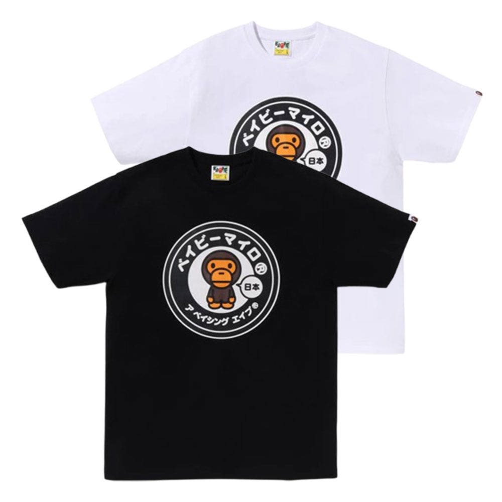 베이프 JAPAN 베이비 마일로 반팔 티셔츠 1 2컬러 2L22110003