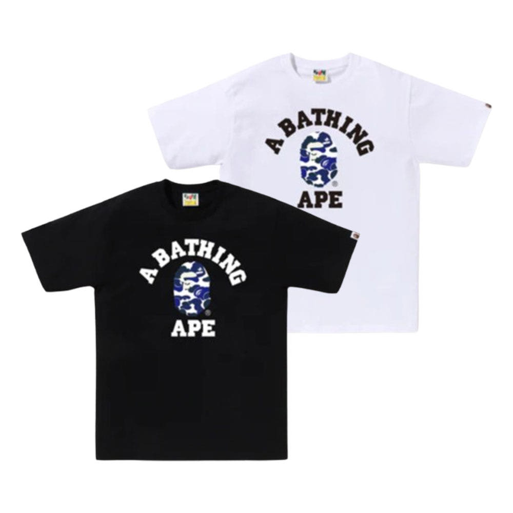 베이프 온라인 한정 베이프 닷컴 칼리지 베이펙스 반팔티 2컬러 1L25110007