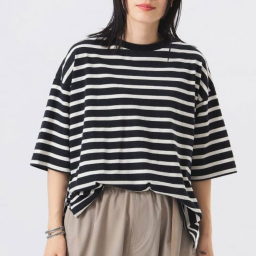 빔즈 빅사이즈 보더 반소매 티셔츠 3컬러 13-04-0317-138