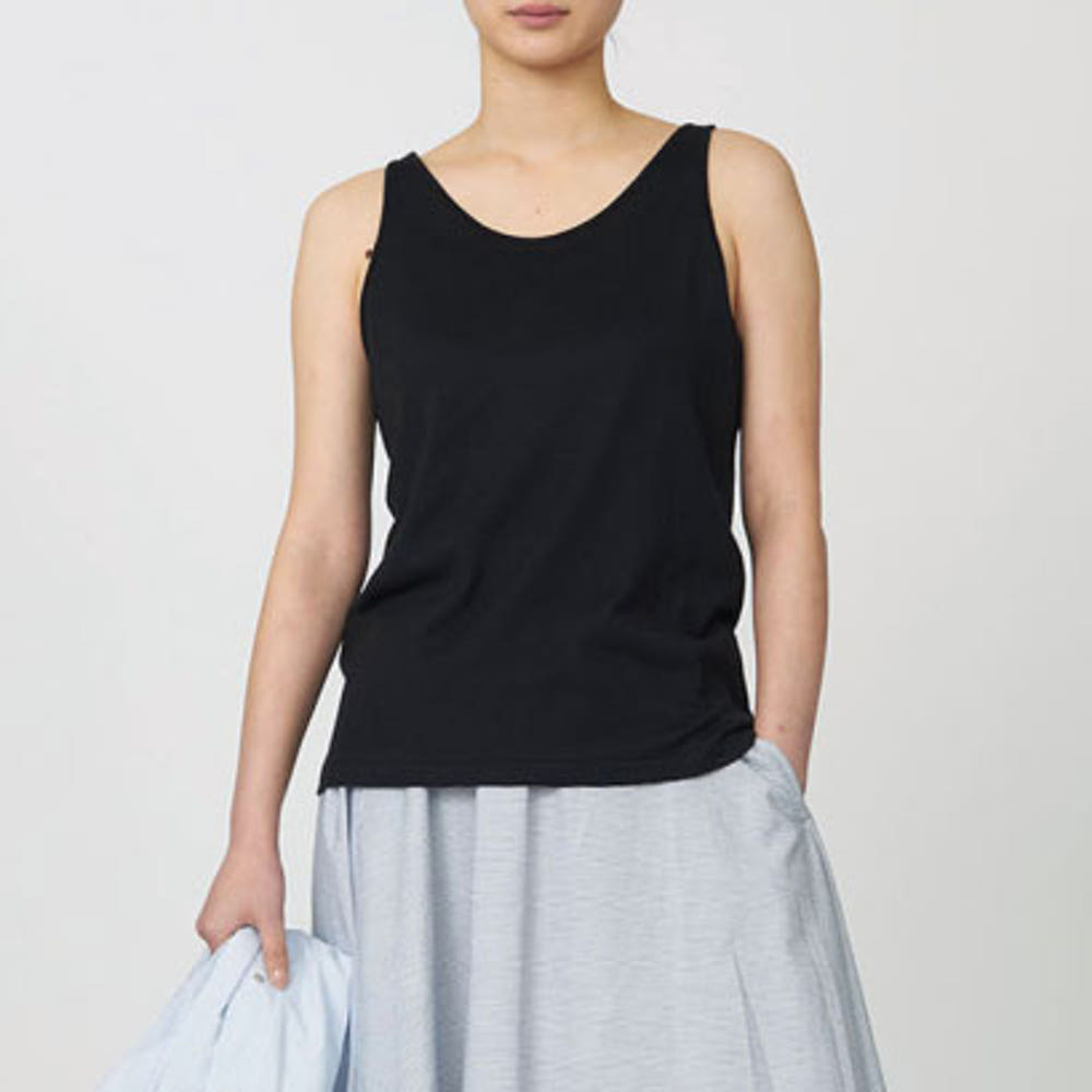 나나미카 여성 루프휠 쿨맥스 저지 캐미솔 민소매 티셔츠 3컬러 S25SH121