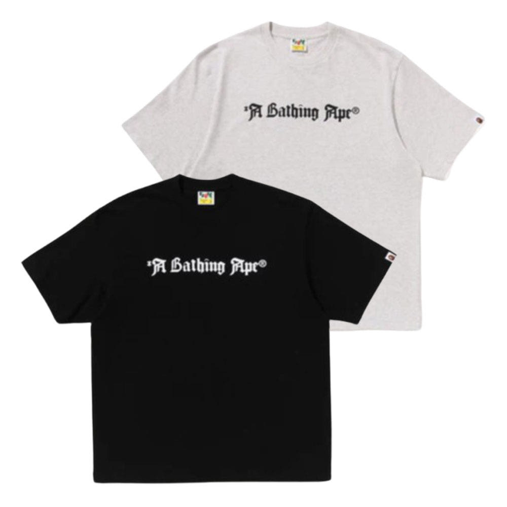 베이프 어 베이씽 에이프 로고 릴렉스핏 티셔츠 2컬러 1L80110325