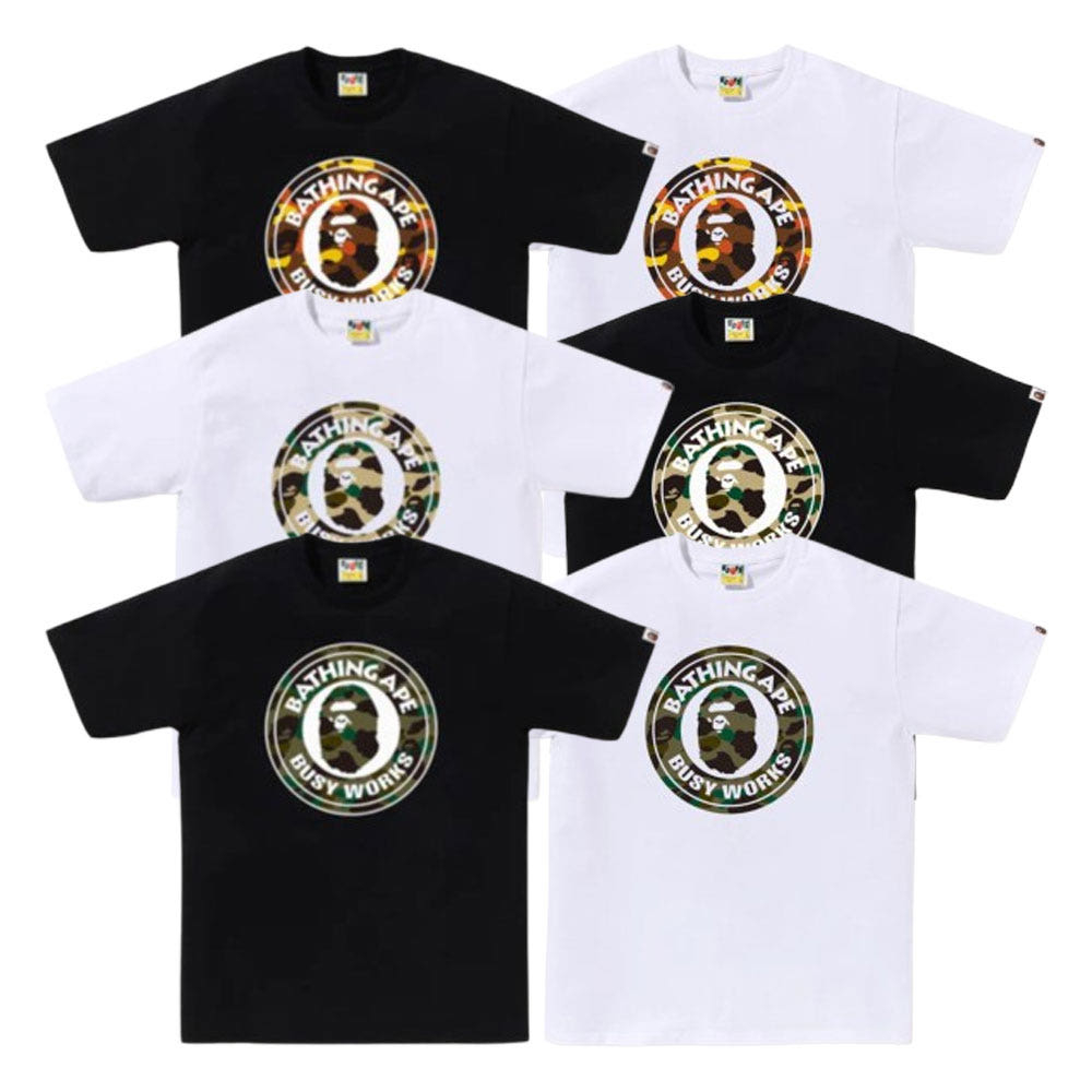 베이프 1ST 카모 비지워크 반팔티 6컬러 1L80110012