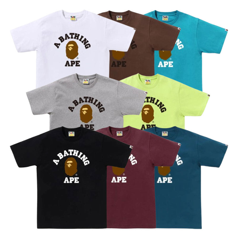 베이프 컬리지 반팔티 8컬러 1L80110001