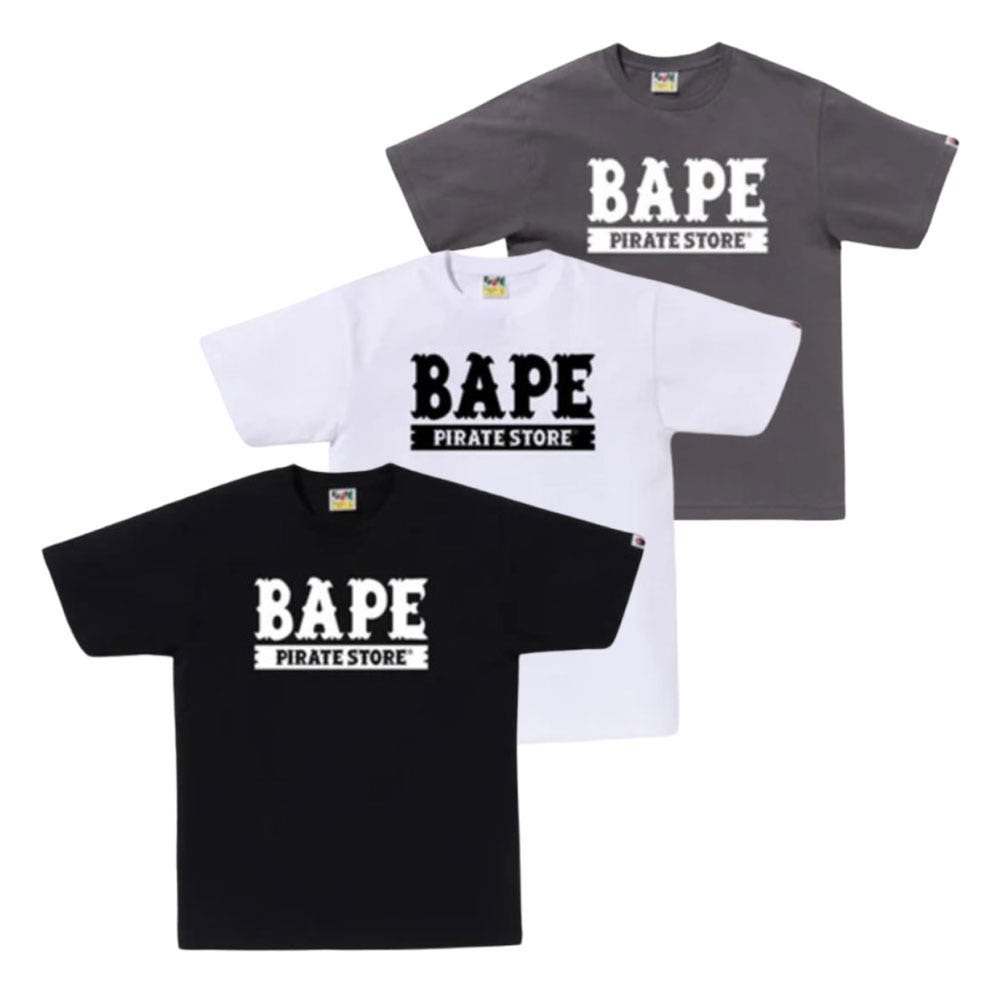 베이프 빅 에이프 크로스본 칼리지 티셔츠 3컬러 4L20110006