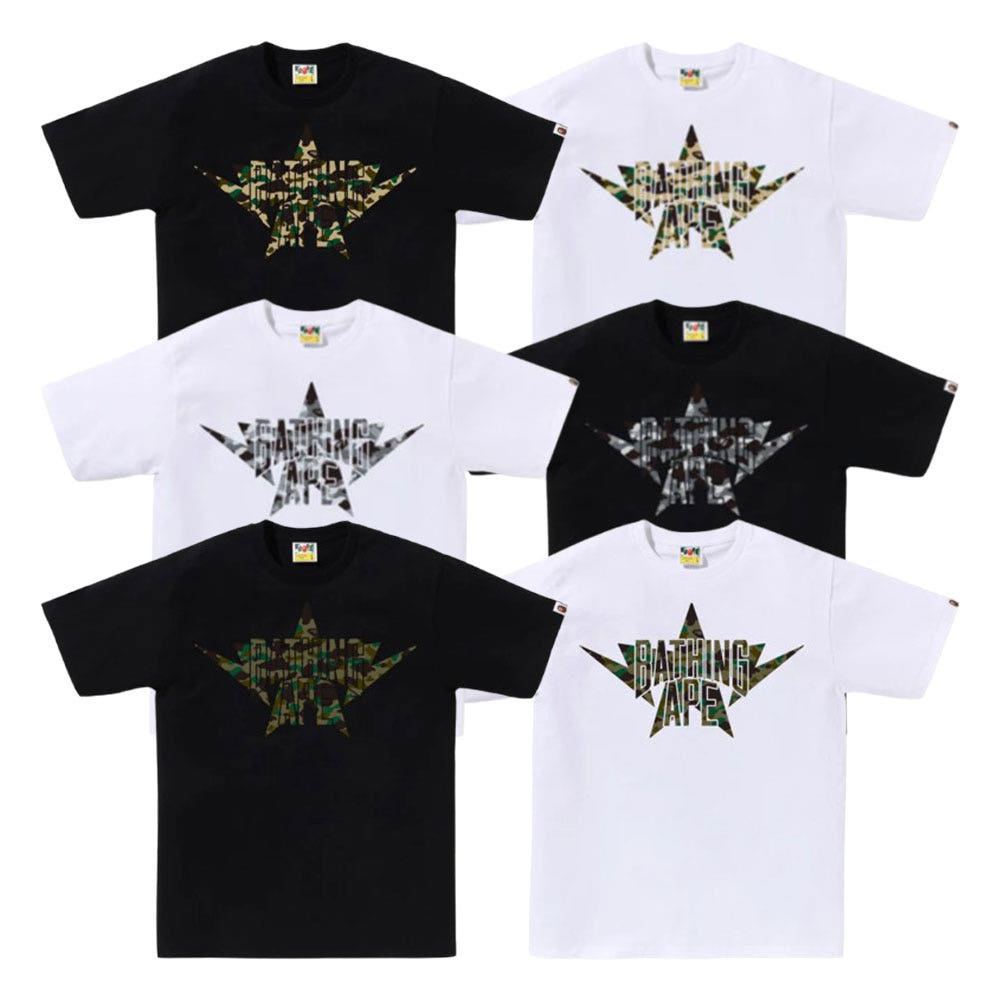 베이프 1ST 카모 트윈 STA NYC 티셔츠 6컬러 1L30110013