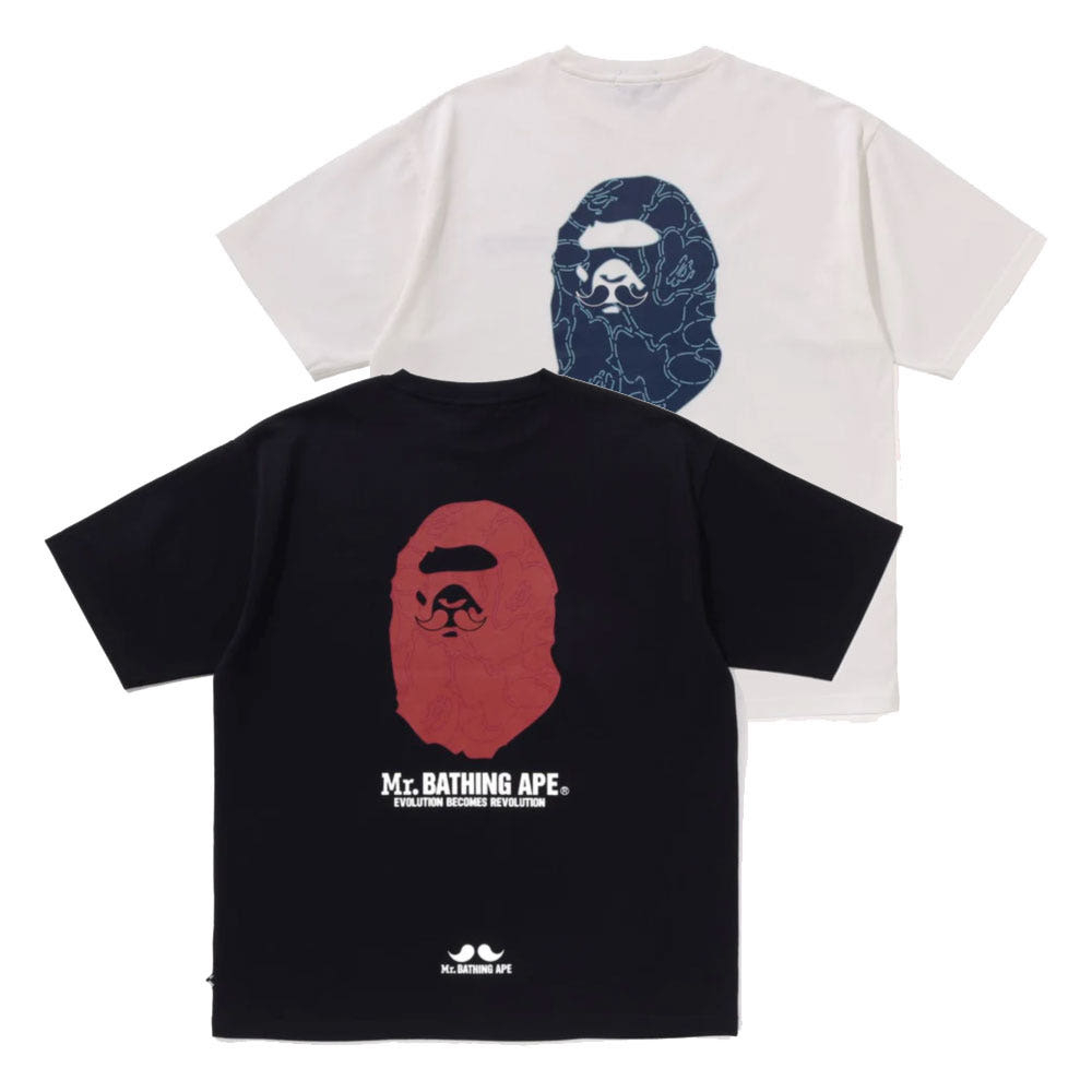 베이프 프린트 티셔츠 6 2컬러 7L30109312