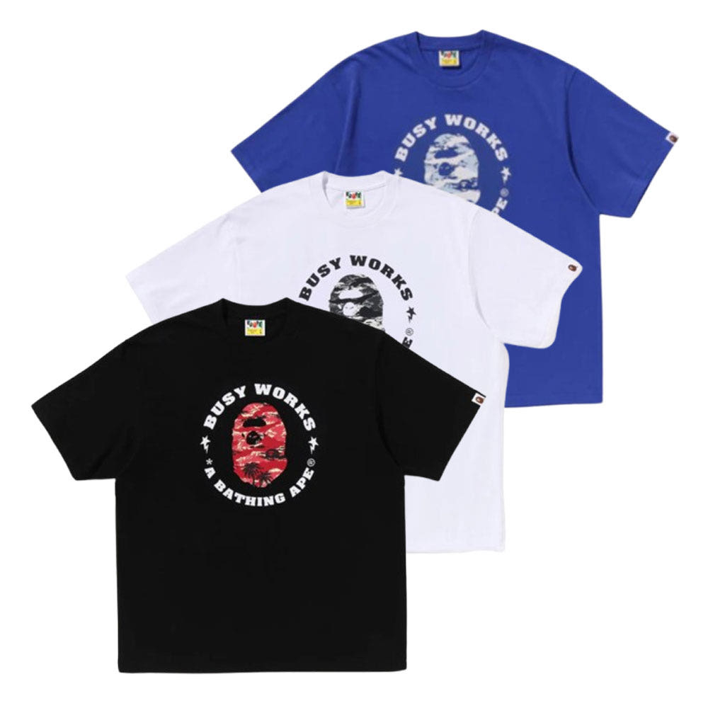 베이프 팜트리 카모 비지 워크 STA 릴렉스핏 티셔츠 3컬러 1L30110319