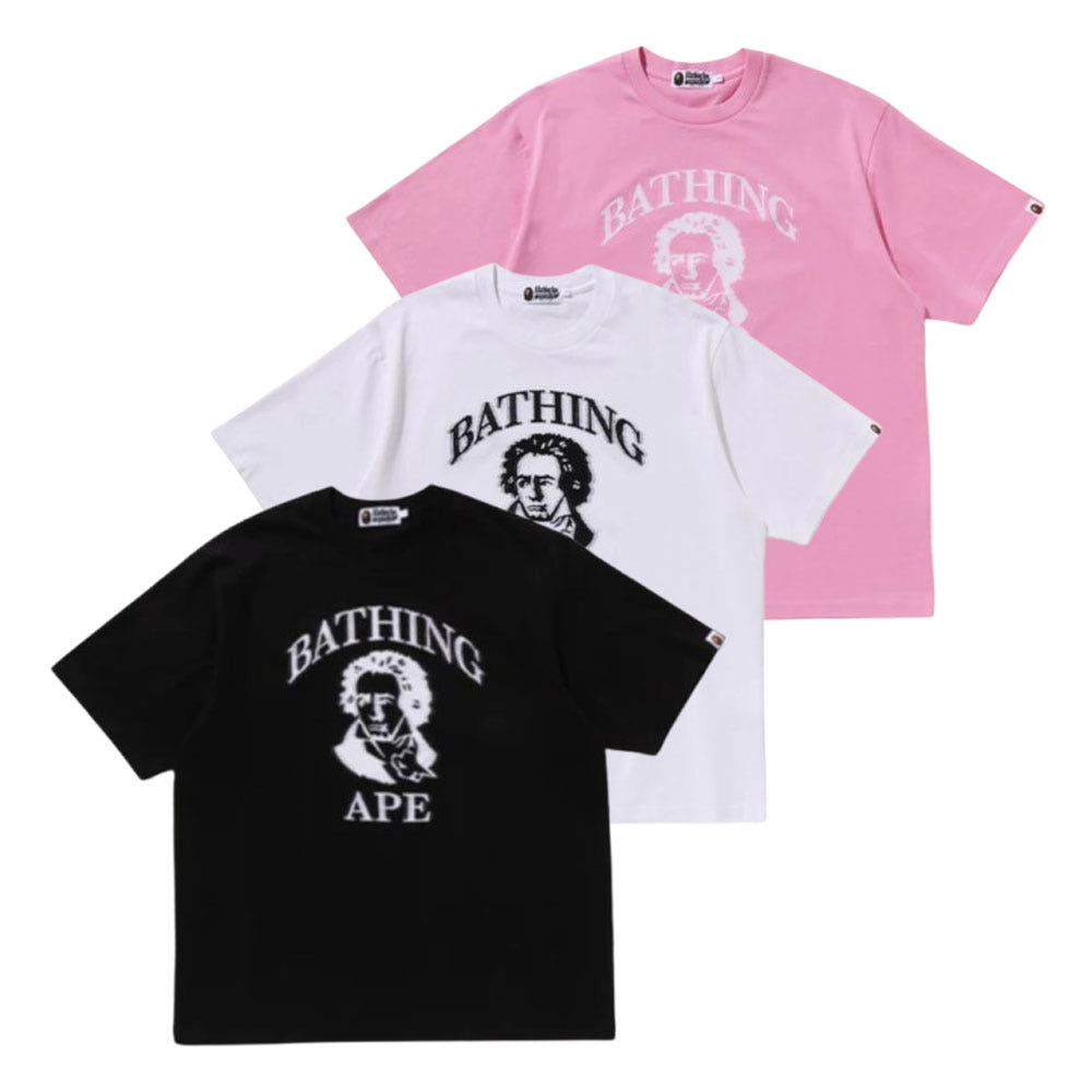 베이프 베토벤 그래픽 릴렉스 핏 티셔츠 3컬러 1L30109340