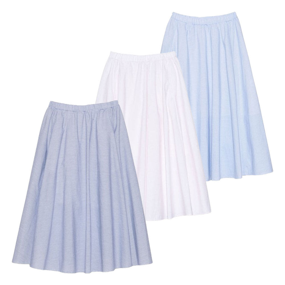 나나미카 여성 스트라이프 서큘러 스커트 3컬러 S25SE093