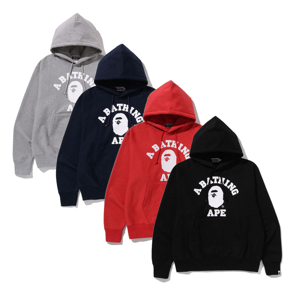 베이프 클래식 컬리지 풀오버 후드티 4컬러 1L70114002