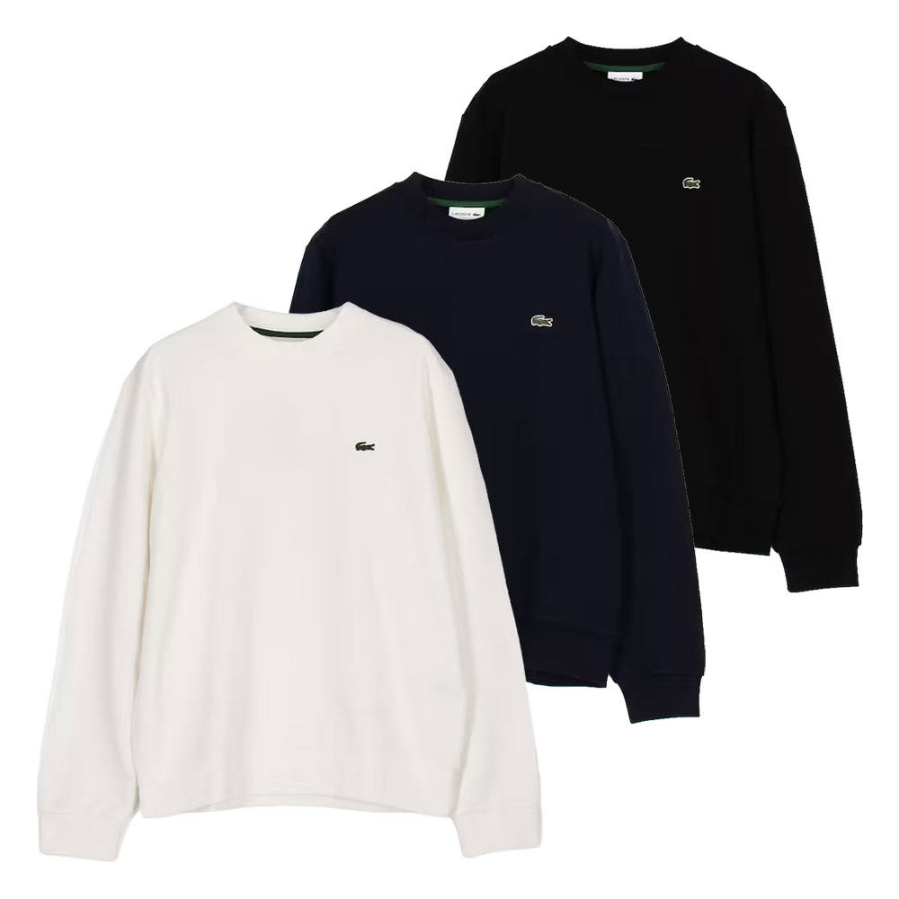 프릭스스토어 라코스테 에센셜 크루넥 스웨트 3컬러 1023296100002
