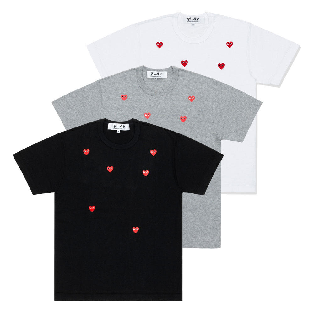 꼼데가르송 PLAY CDG 6 레드하트 반팔티 남녀공용 3컬러 AX-T338-051