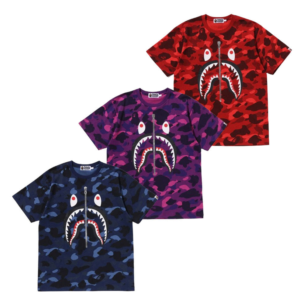 베이프 컬러 카모 에이프 페이스 스타 티셔츠 6컬러 1L80110019