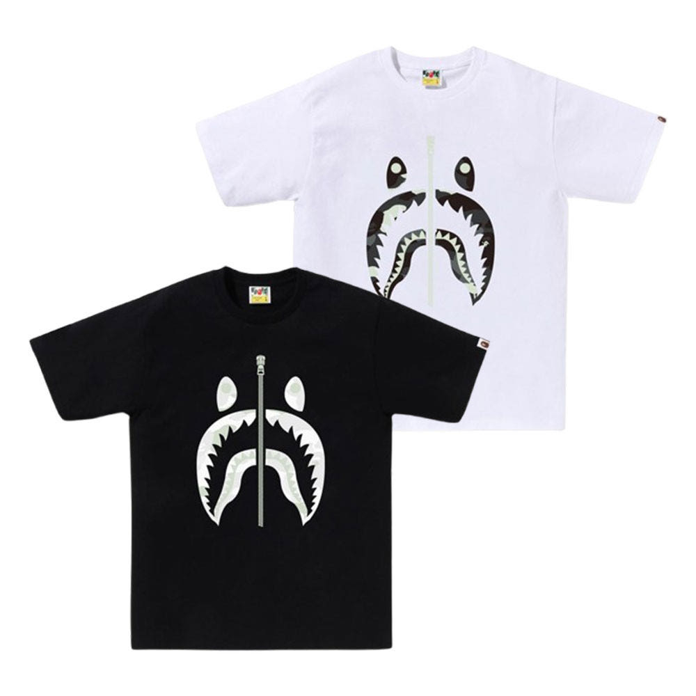 베이프 시티 카모 샤크 티셔츠 2컬러 1L80110027