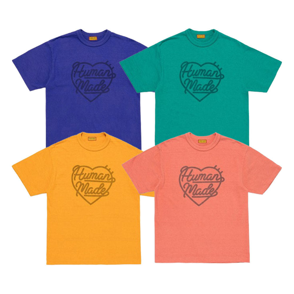 휴먼메이드 컬러 티셔츠 4컬러 HM30CS024