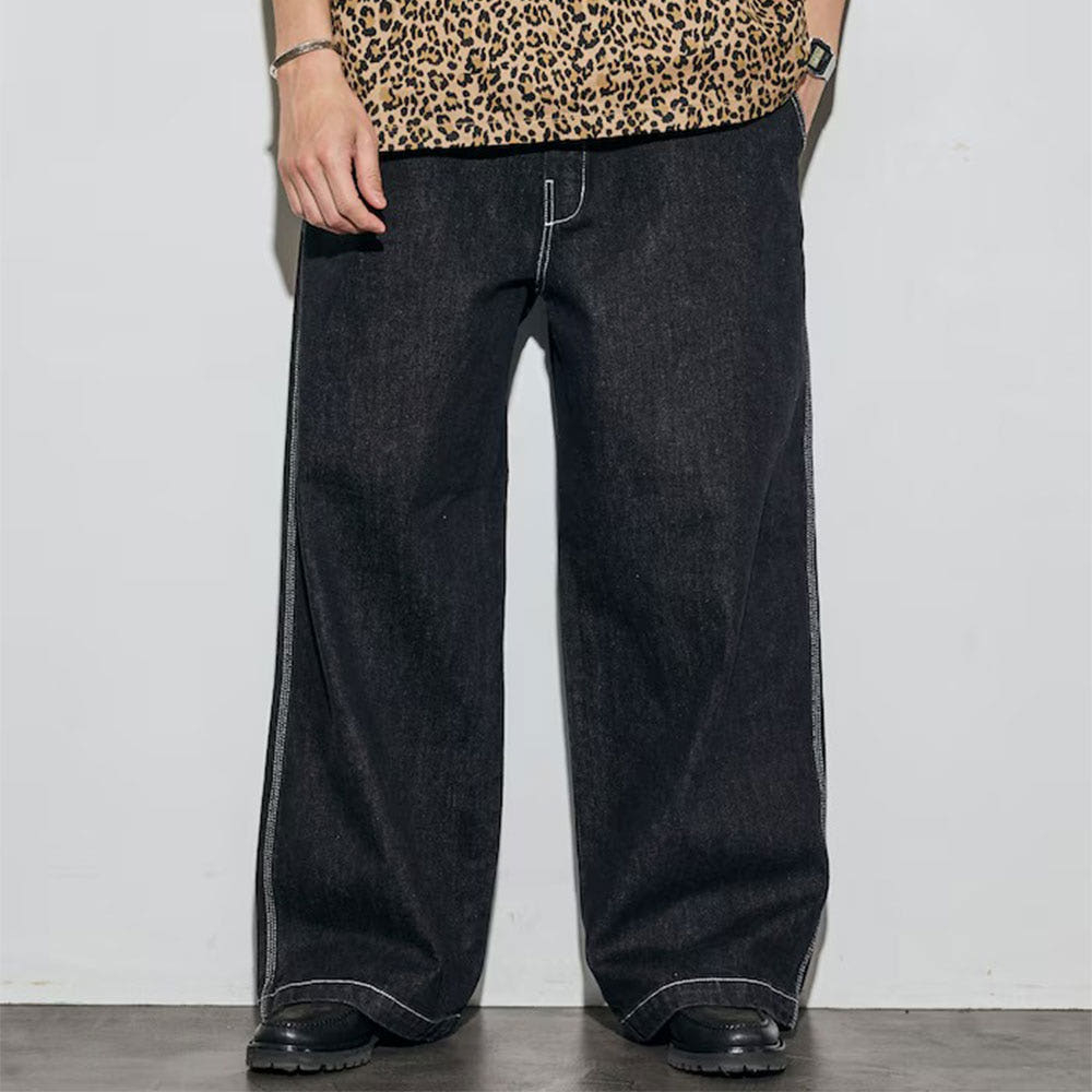 프릭스스토어 힌슨 별주 샴브레이 릴랙스핏 이지 팬츠 2컬러 1043233600054