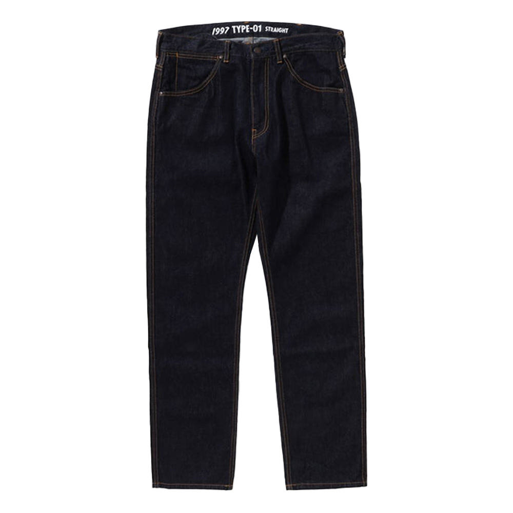 베이프 1997 타입 01 챔피언 데님 팬츠 인디고 1L70150001