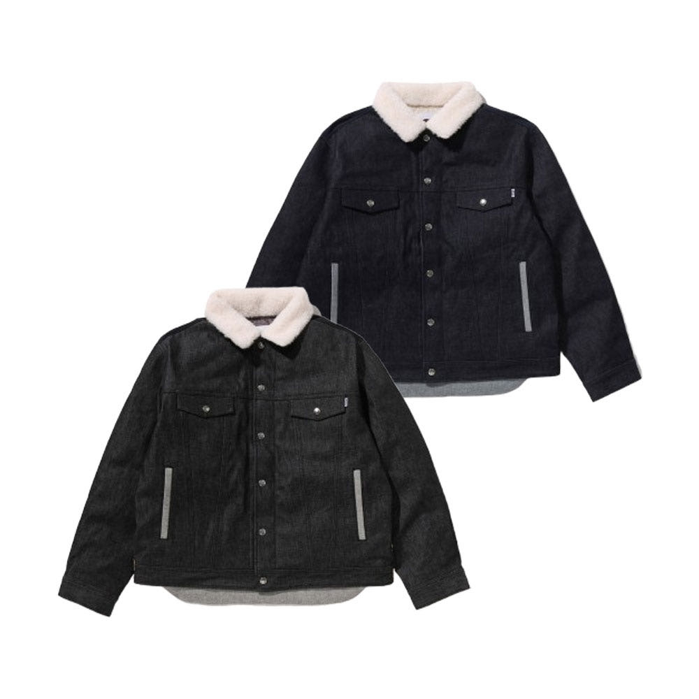 베이프 다운 와이드 데님 패딩 자켓 2컬러 1L70144005