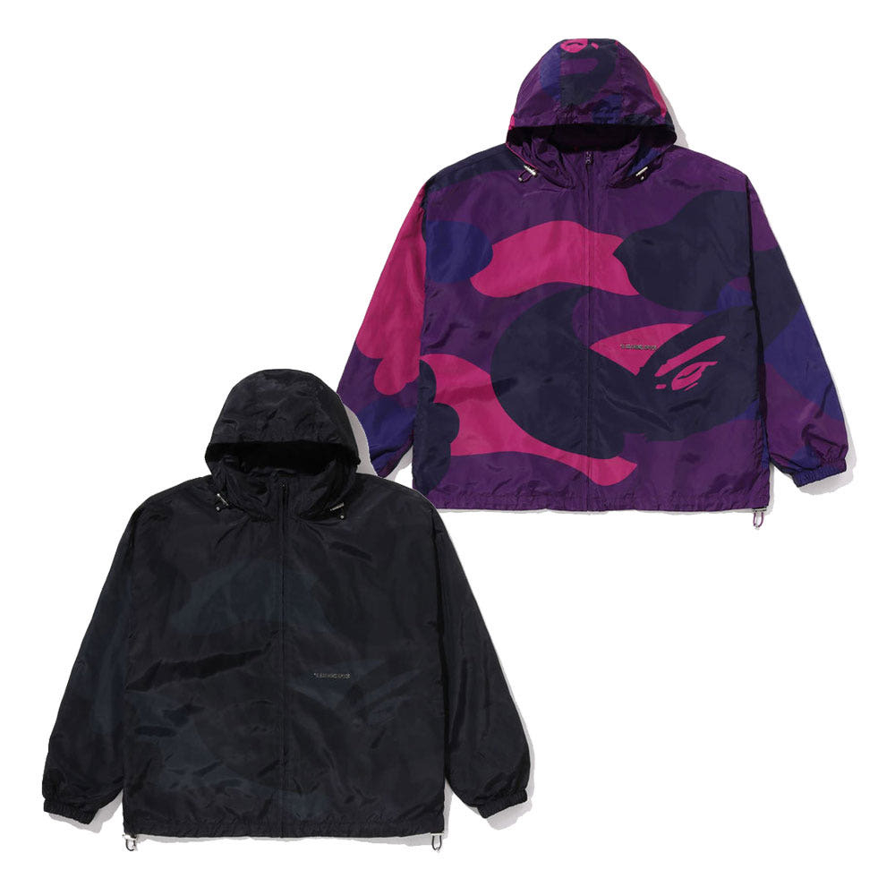 베이프 컬러 카모 스탠드 카라 후드 자켓 2컬러 1L80140312