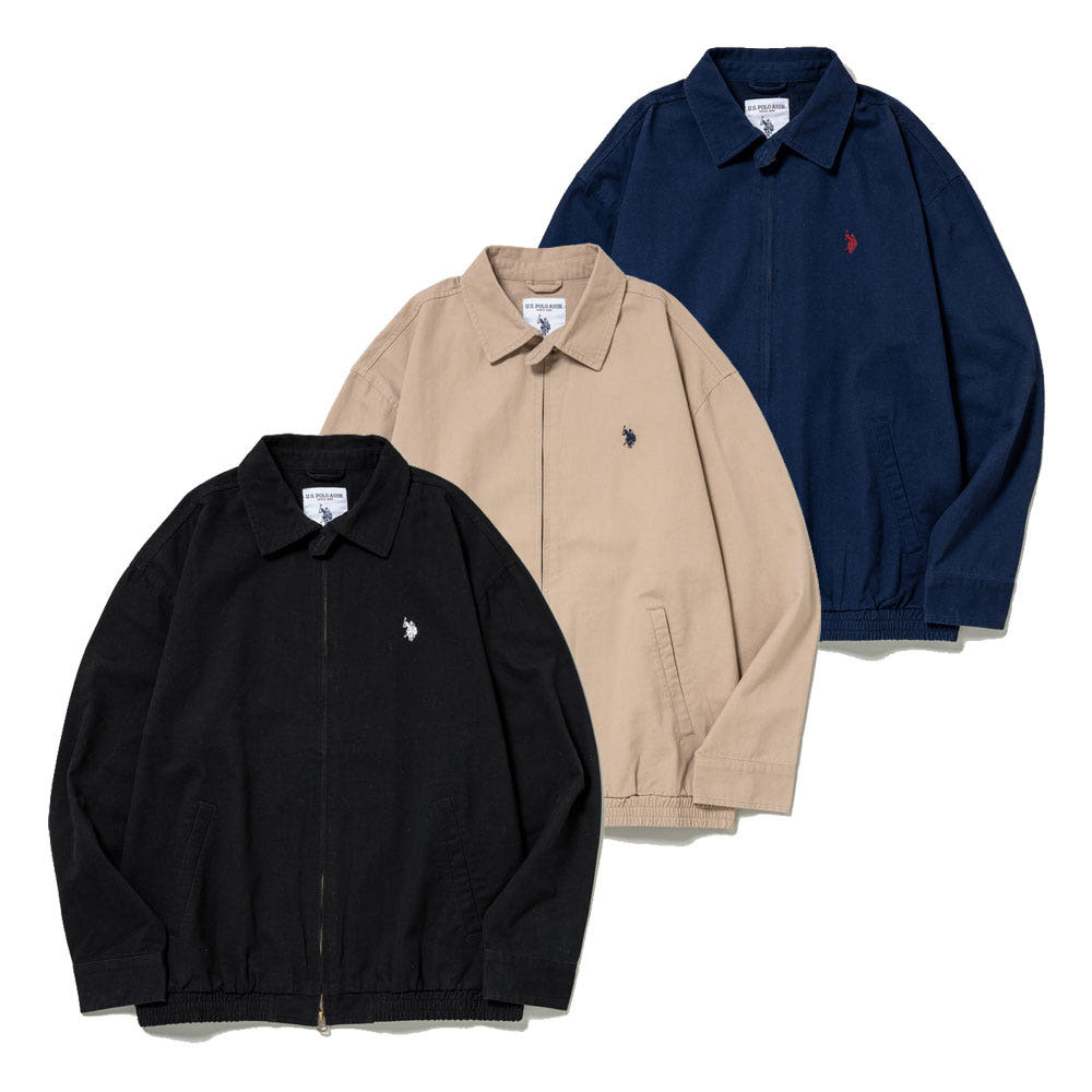 U.S. POLO ASSN. 유에스폴로에센 더블 호스맨 자수 드리즐러 자켓 3컬러 PLM53833OF