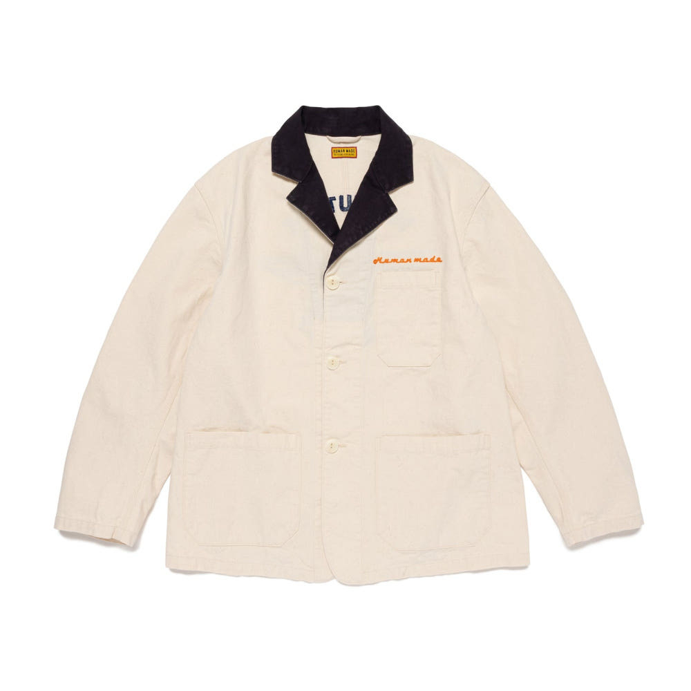 휴먼메이드 워크 자켓 화이트 HM30JK007