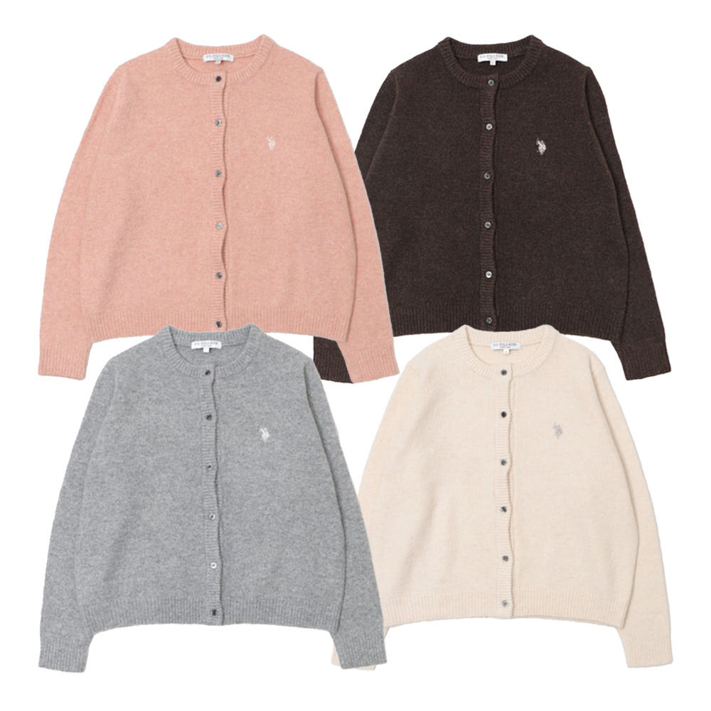 U.S. POLO ASSN. 유에스폴로에센 극세 기모 가디건 4컬러 MC25AU09-L0009