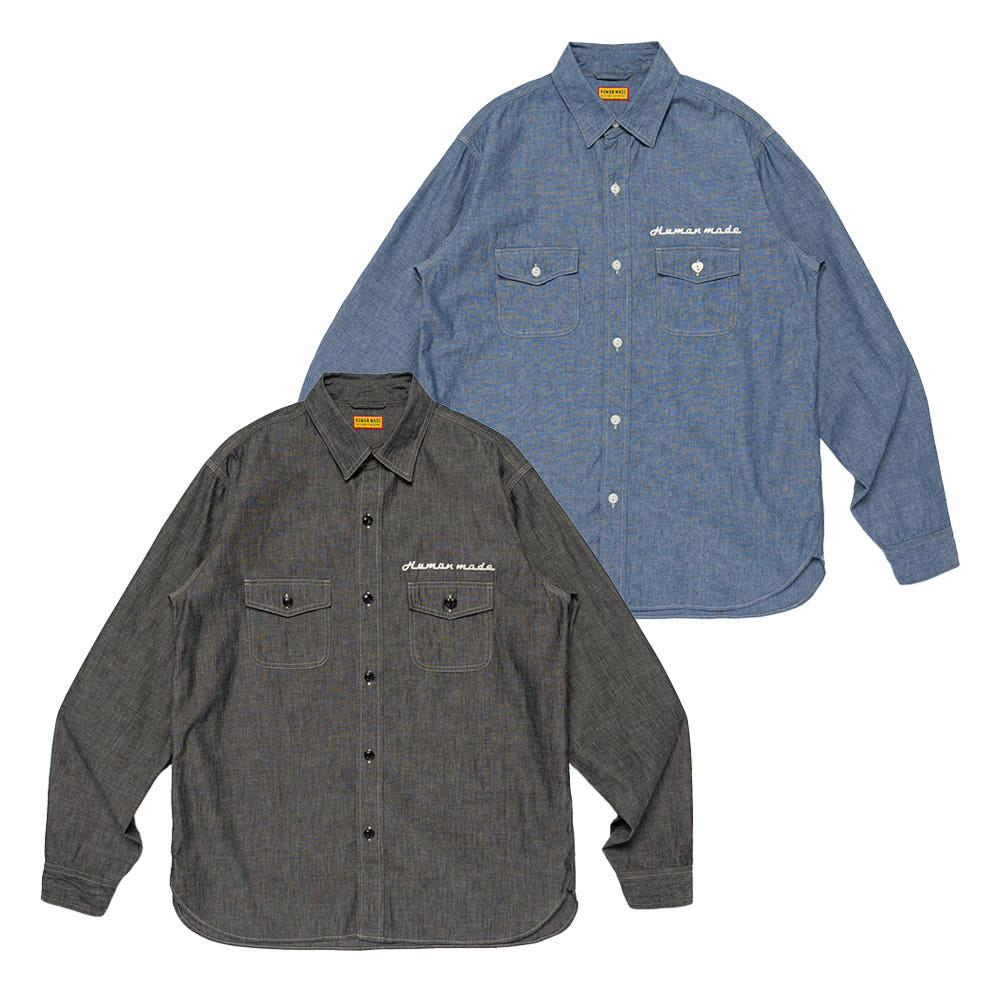휴먼메이드 샴브레이 셔츠 2컬러 HM30SH003