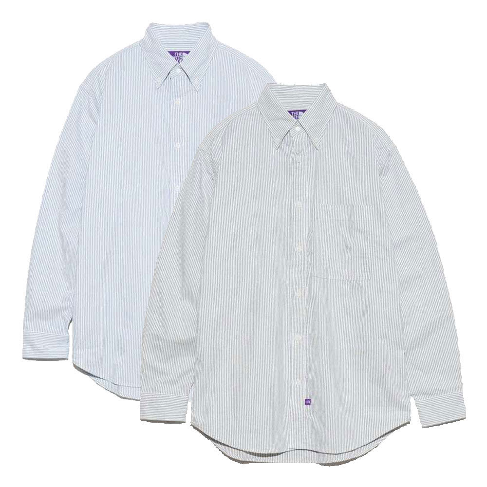 노스페이스퍼플라벨 버튼다운 스트라이프필드 셔츠 2컬러 N24FG065