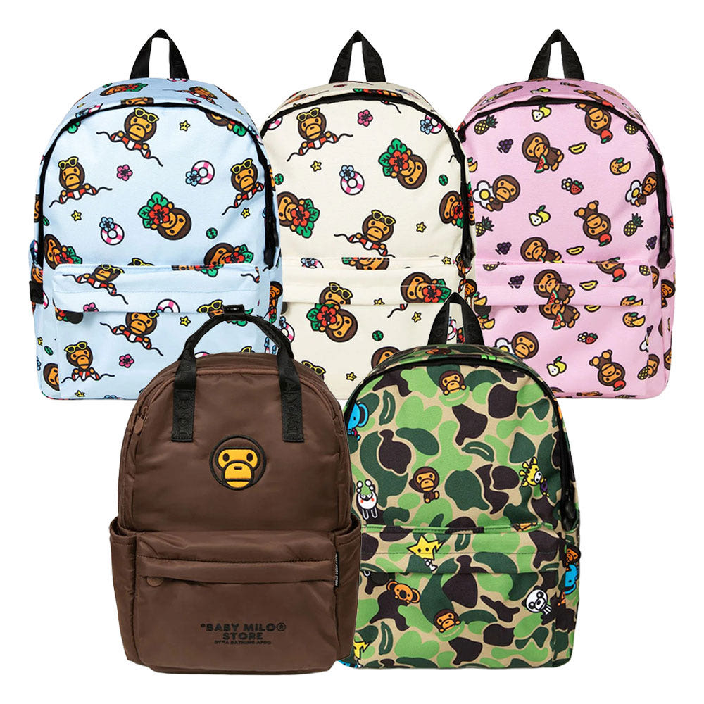 베이프 베이비 마일로 미디움 백팩 5컬러 AM20189303 AM20189310