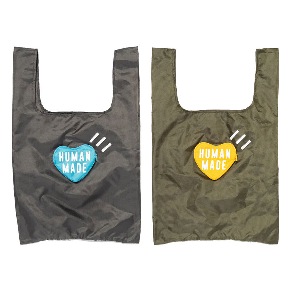 휴먼메이드 하트 쇼핑백 라지 2컬러 HM30GD025