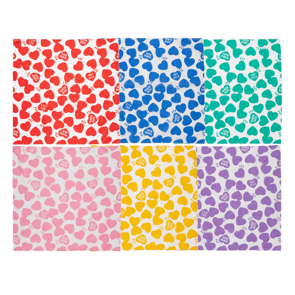 휴먼메이드 하트 빅 반다나 6컬러 HM30GD134