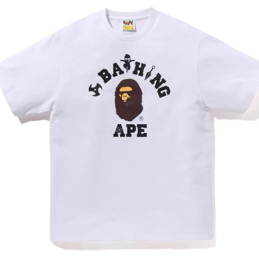 베이프 닌자 NINJA 컬리지 반팔 티셔츠 2컬러 1L22110017