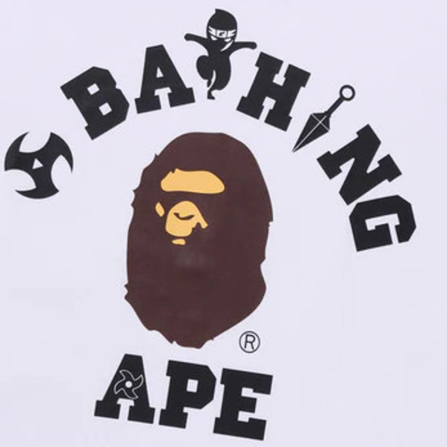 베이프 닌자 NINJA 컬리지 반팔 티셔츠 2컬러 1L22110017