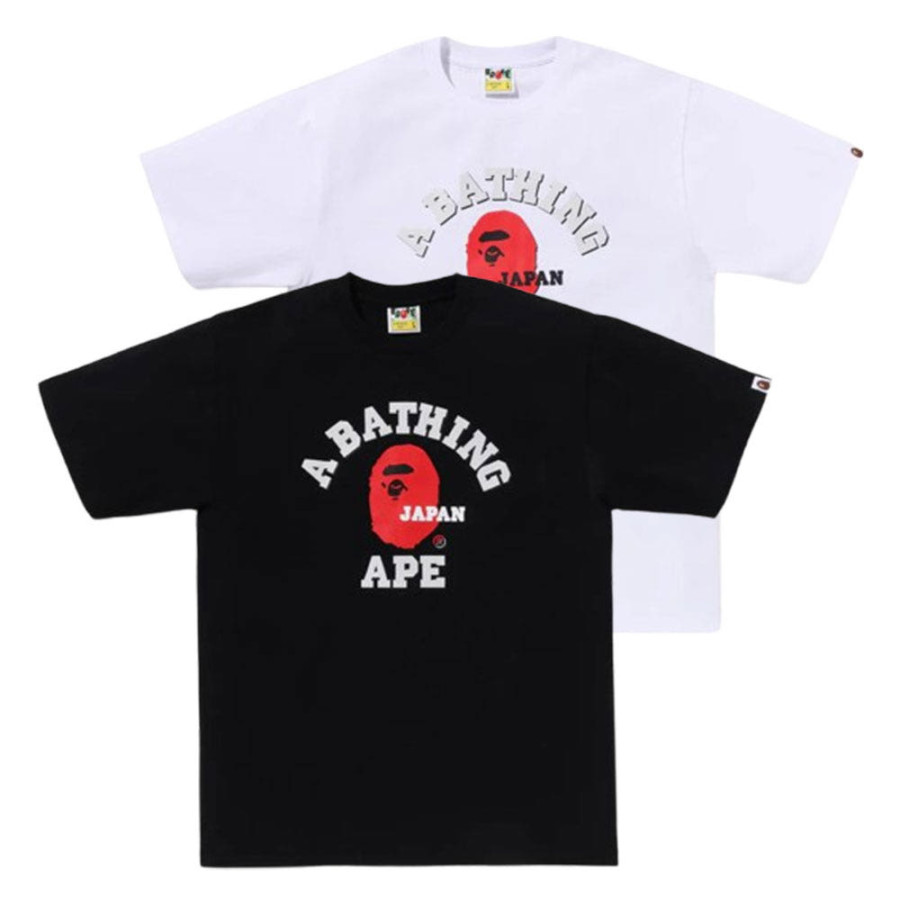 베이프 재팬 컬리지 반팔 티셔츠 2컬러 1L22110020