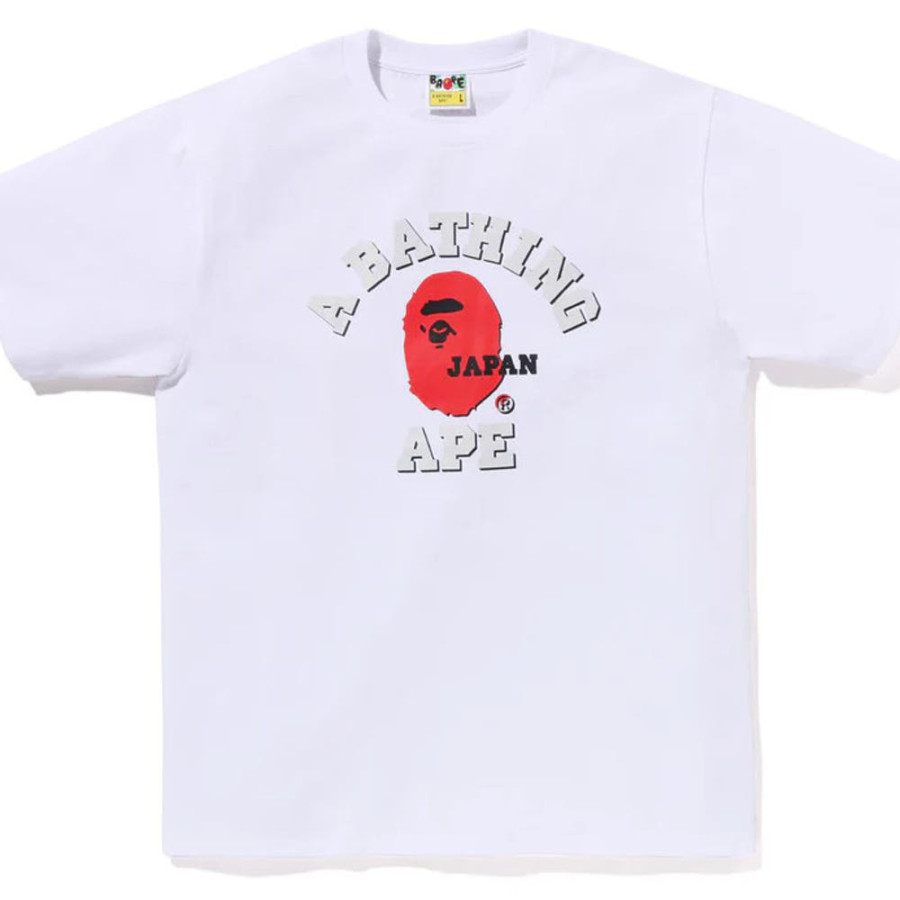 베이프 재팬 컬리지 반팔 티셔츠 2컬러 1L22110020