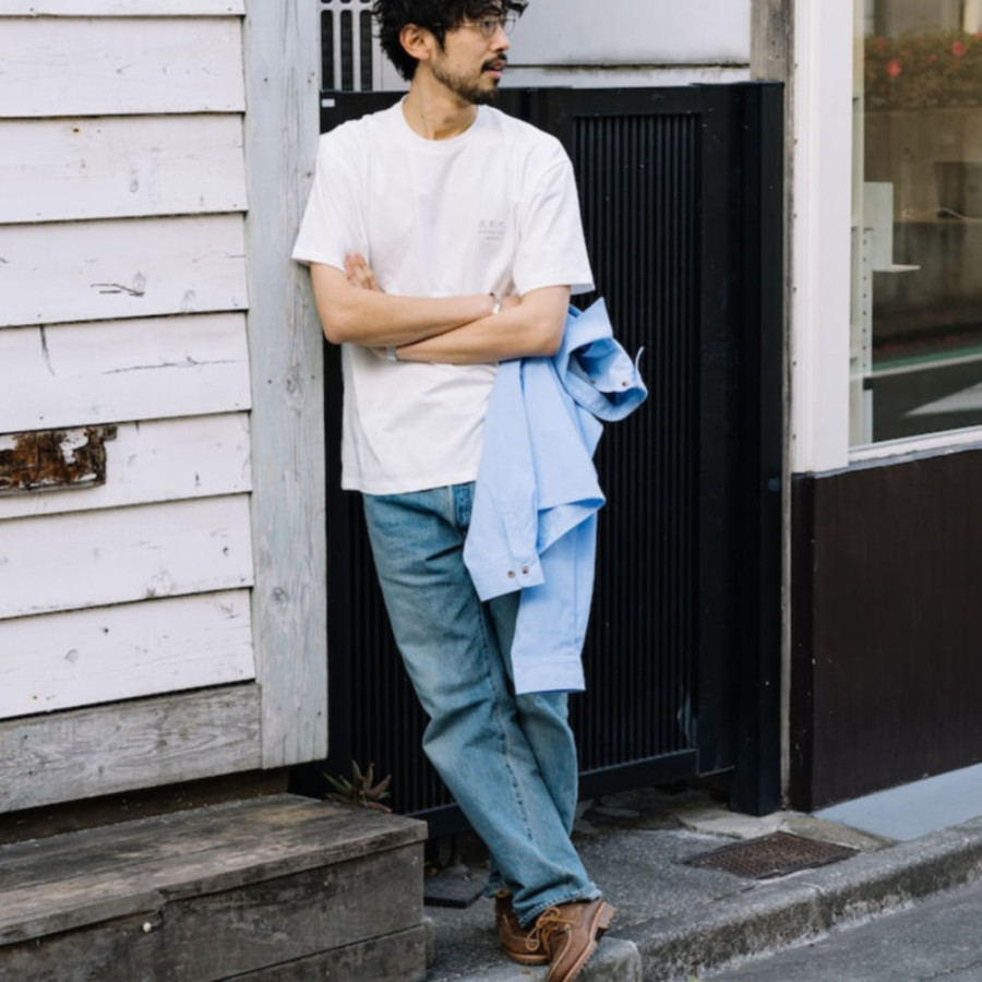 퍼블럭스 A.P.C. 별주 릴렉스 핏 반팔티 RAYMOND FSM 2컬러 1026046300014