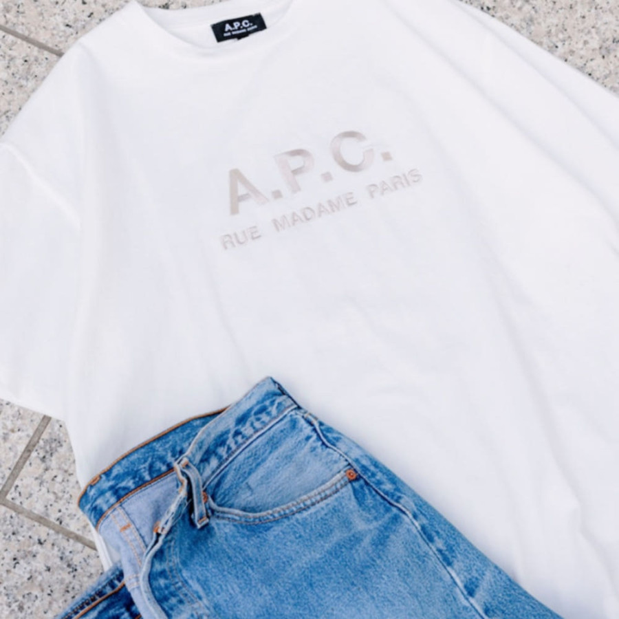 퍼블럭스 A.P.C. 별주 릴렉스 핏 반팔티 RAYMOND FSM 2컬러 1026046300014