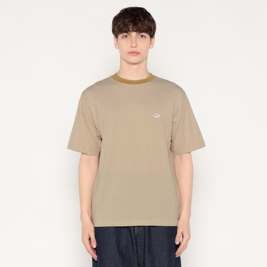 단톤 반팔 이너 티셔츠 스트라이프 6컬러 DT-C0196 CVT-ST DNB251M103-0002