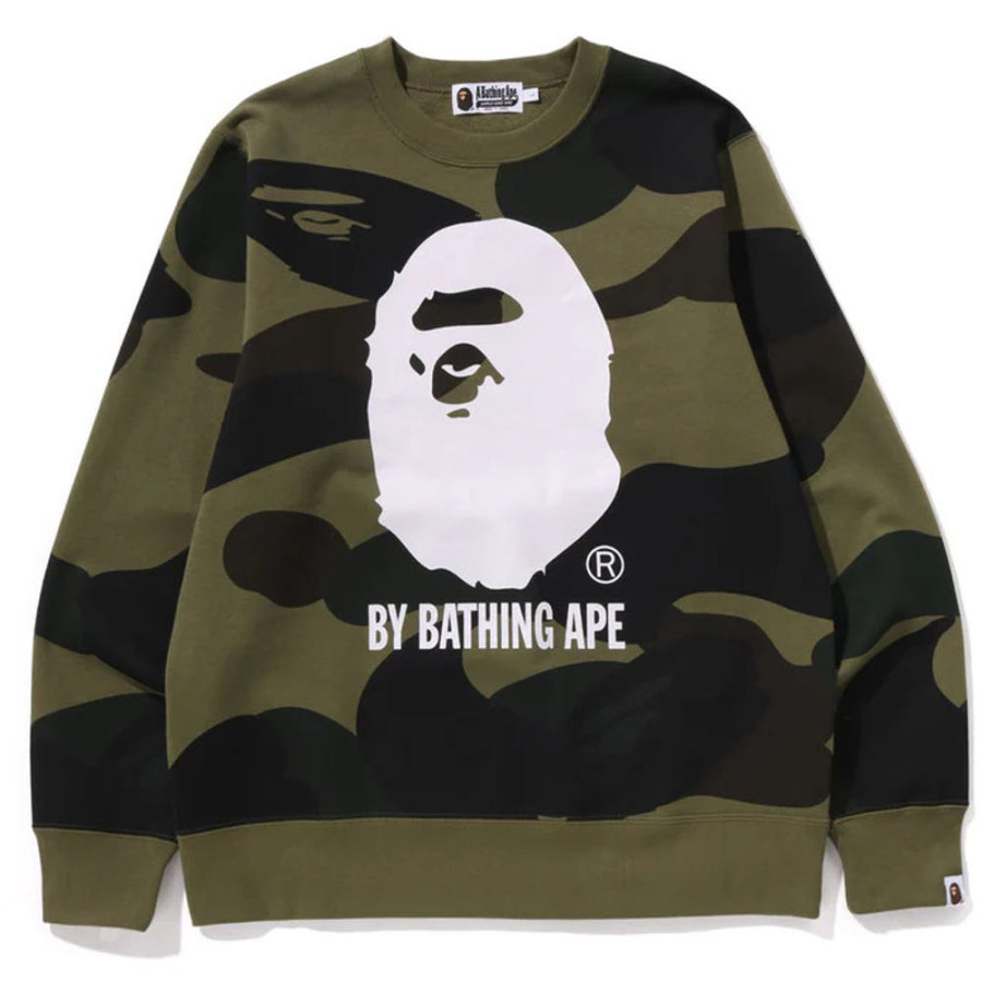 베이프 자이언트 1ST 카모 바이 배팅 에이프 크루넥 스웻셔츠 2컬러 1L30113011