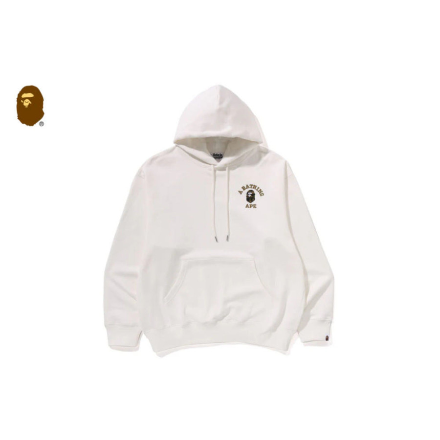 베이프 1ST 카모 컬리지 로고 릴렉스핏 풀오버 후디 3컬러 1L30114306