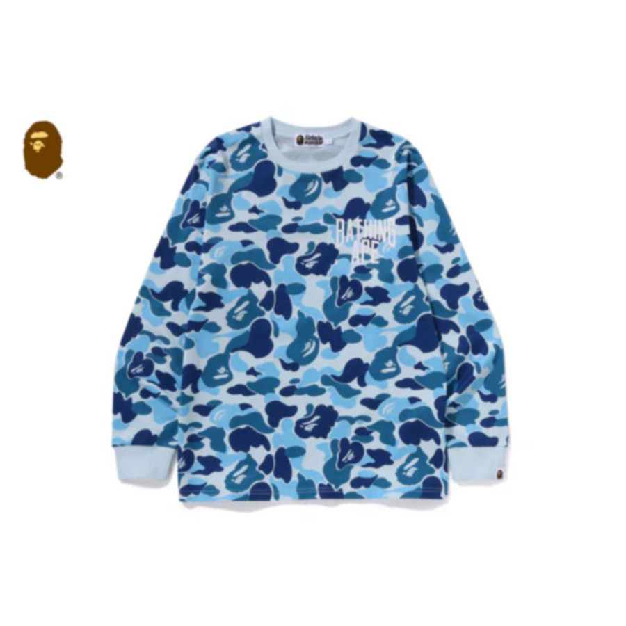 베이프 ABC 카모 NYC 원포인트 롱 슬리브 티셔츠 3컬러 1L30111007