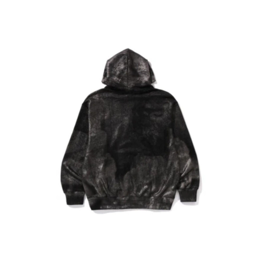 베이프 코팅 엠보싱 로고 릴렉스핏 풀오버 후디 2컬러 1L30114318