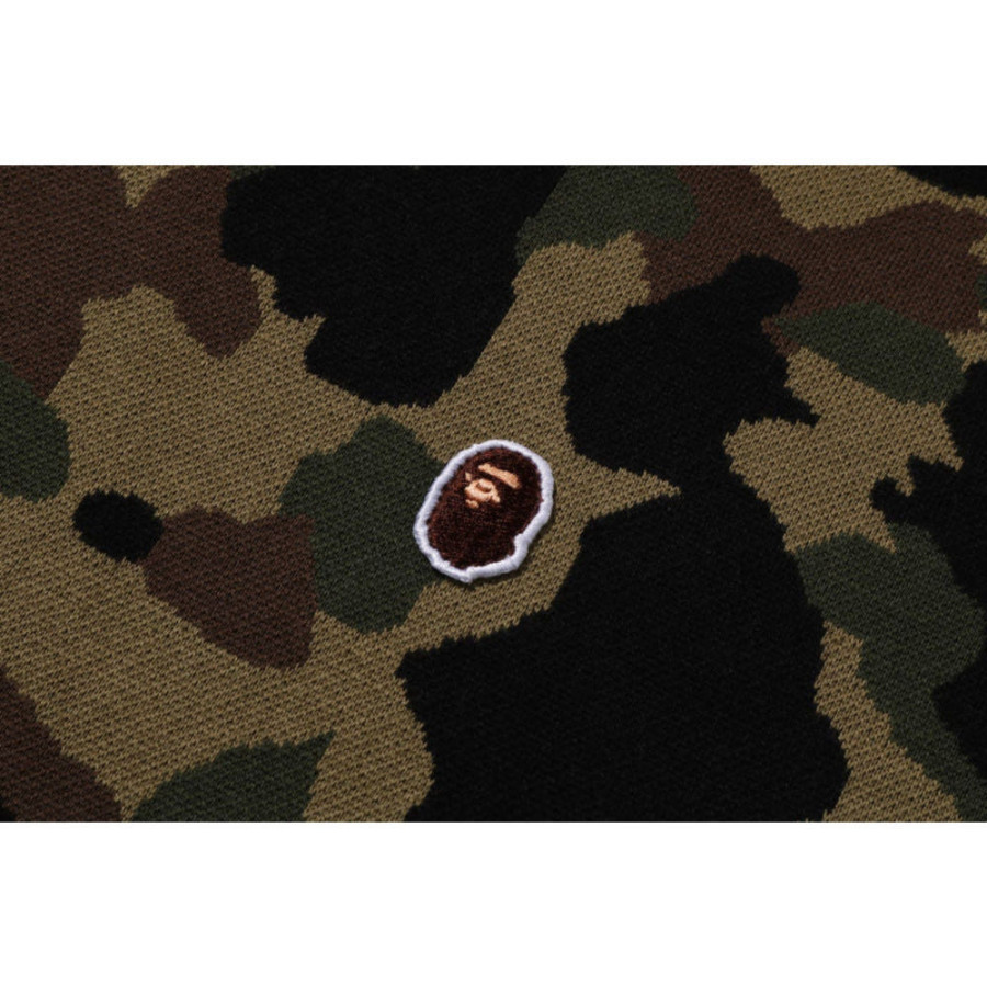 베이프 1ST 카모 자카드 원 포인트 릴렉스핏 풀오버 후드 2컬러 1L30114302