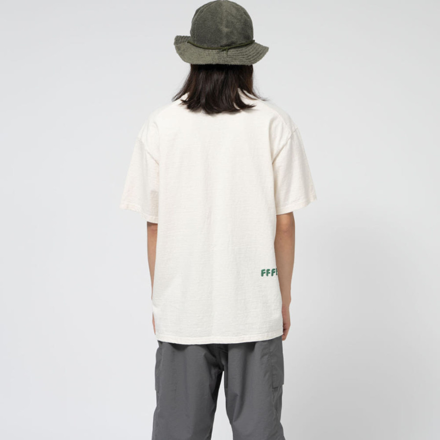 노스페이스 퍼플라벨 FFFRS 그래픽 콤보 티셔츠 네추럴 N25SI066