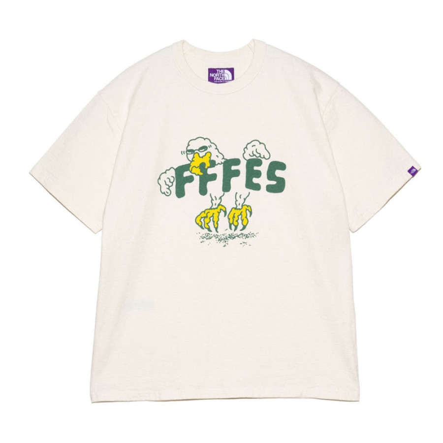 노스페이스 퍼플라벨 FFFRS 그래픽 콤보 티셔츠 네추럴 N25SI066