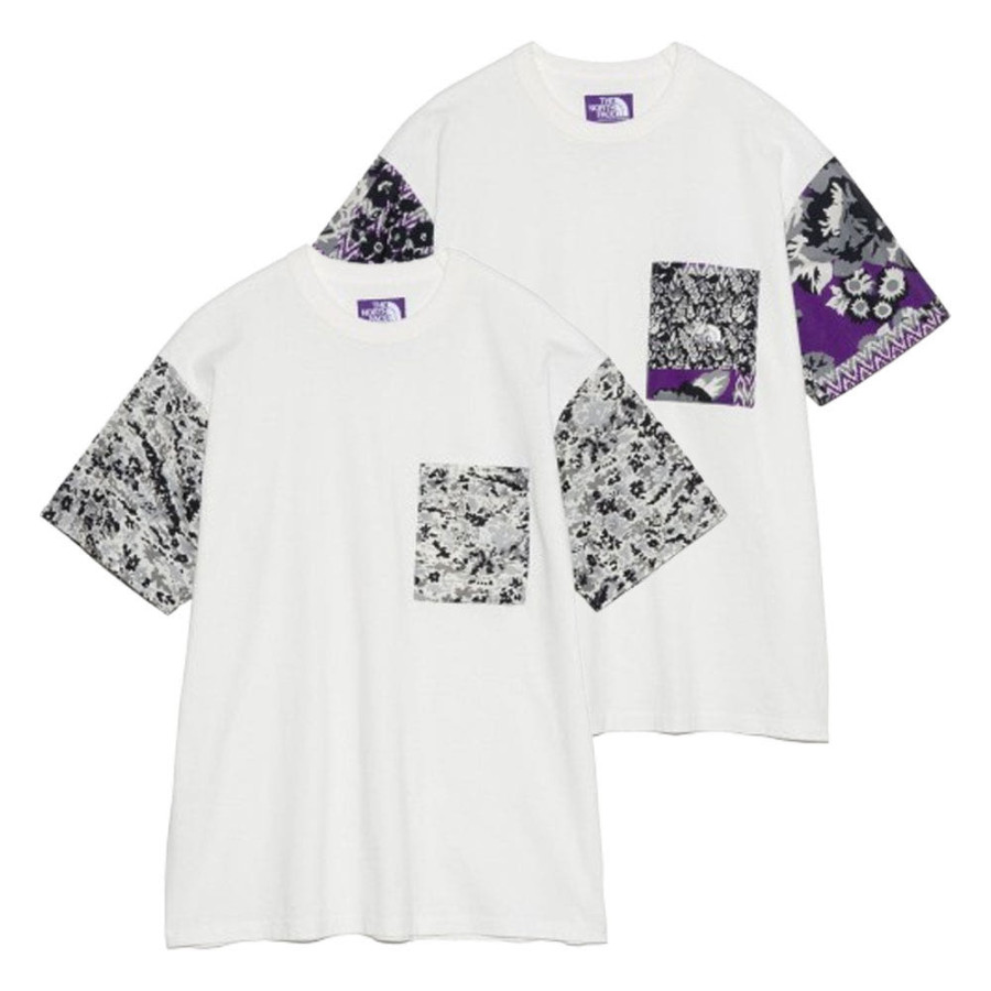노스페이스 퍼플라벨 플라워 프린티드 필드 티셔츠 2컬러 N25SH071