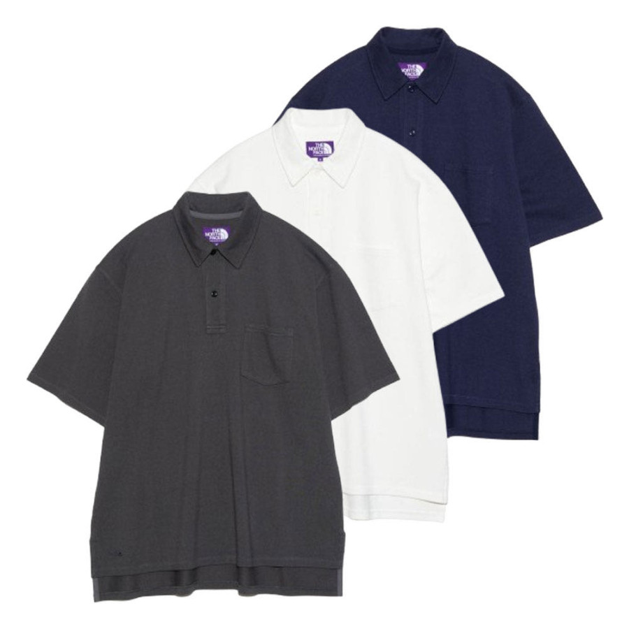노스페이스 퍼플라벨 모스 스티치 필드 빅 폴로 티셔츠 3컬러 N25SH091